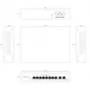 Ernitec ELECTRA-U08-1GB-110W network switch 8 ports 1GB
