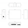 Network Switch Ernitec ELECTRA-IM04-1GB 4 Ports Gigabit Ethernet