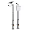 Pole OMEGA RCCTV011 — outdoor security camera pole, 6,000 mm height, 30 kg capacity, black metallic