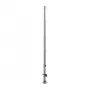 Pole OMEGA RCCTV011 — outdoor security camera pole, 6,000 mm height, 30 kg capacity, black metallic