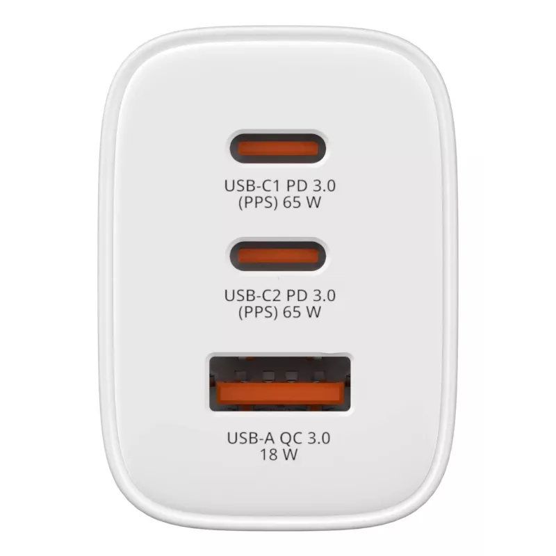 Verbatim Essentials GaN Charger 65W EU plug White, Indoor, AC, 20 V, White