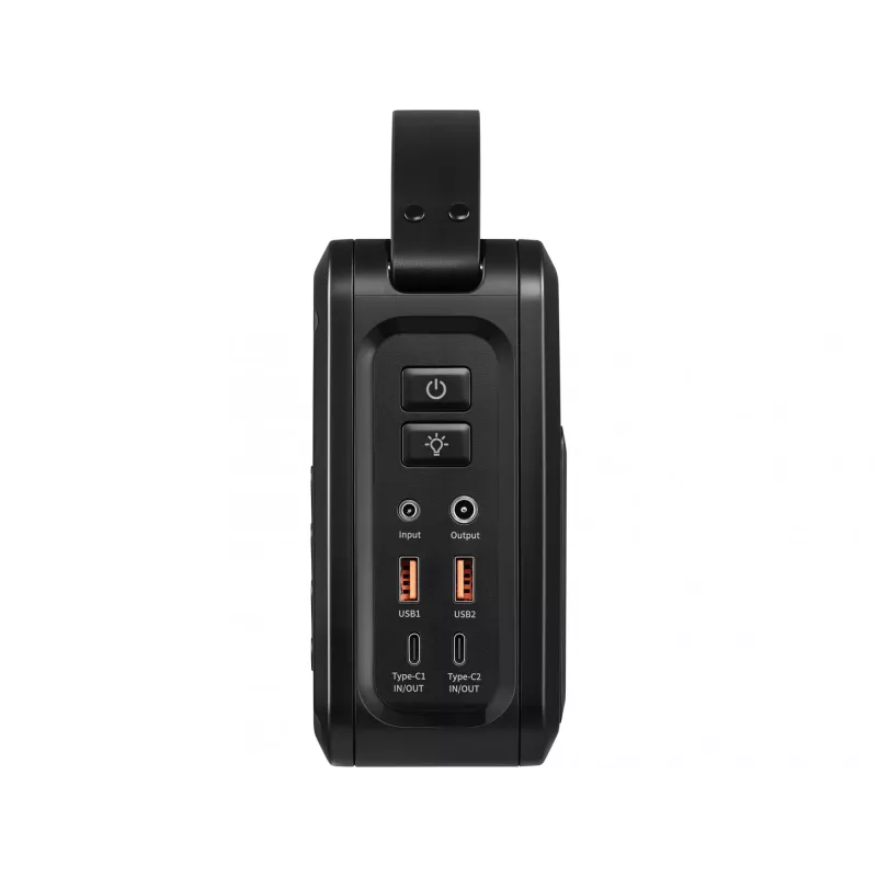 Portable DC power station SANDBERG Sandberg DC Power Station 72000 — LMFP 72,000 mAh, DC & USB‑C input, black