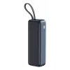 Portable power bank SANDBERG All-in1 Powerbank 20000 PD 130W — 20000 mAh, LiPo, USB-A 1x, USB-C 1x, 130 W, black/grey
