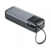 Portable power bank SANDBERG All-in1 Powerbank 20000 PD 130W — 20000 mAh, LiPo, USB-A 1x, USB-C 1x, 130 W, black/grey