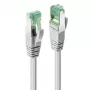 Lindy 0.3m Cat.6A S/FTP GRS TPE Cable, Grey, 0.3 m, Cat6a, S/FTP (S-STP), RJ-45, RJ-45, Grey