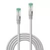 Lindy 0.3m Cat.6A S/FTP GRS TPE Cable, Grey, 0.3 m, Cat6a, S/FTP (S-STP), RJ-45, RJ-45, Grey