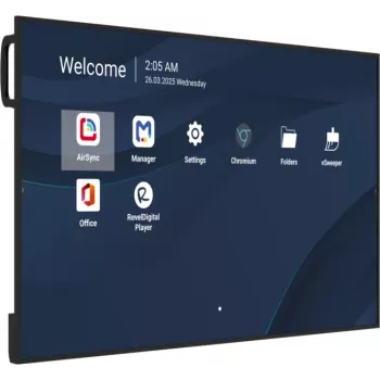 Professional 55 inch ViewSonic 4K Commercial Display (3840x2160, 500 cd/m², Android 14, 24/7)