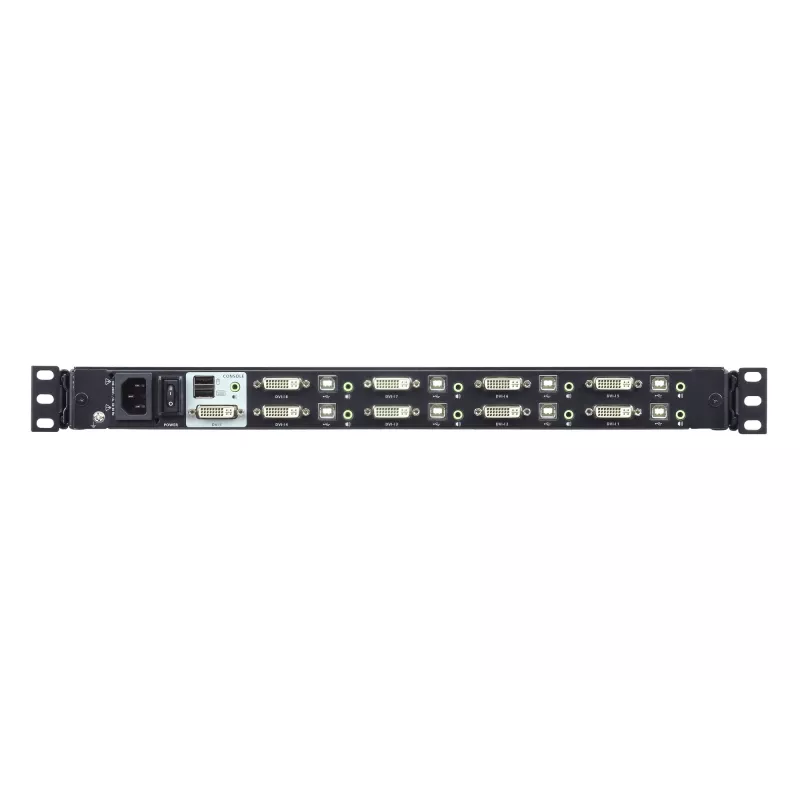 ATEN CL6708MW rack console 43.9 cm (17.3 inch) 1920 x 1080 pixels Metal, Plastic Black 1U