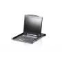 ATEN CL3000N rack console 48.3 cm (19 inch) 1280 x 1024 pixels Aluminium Black 1U