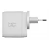 Fast GaN Charger Native Union Fast Gan Charger Pd 67W White Intl 2C1A USB‑C 2 ports 67W AC 100–240V protection against overcurrent overvoltage overheating