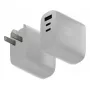 Fast GaN Charger Native Union Fast Gan Charger Pd 67W White Intl 2C1A USB‑C 2 ports 67W AC 100–240V protection against overcurrent overvoltage overheating
