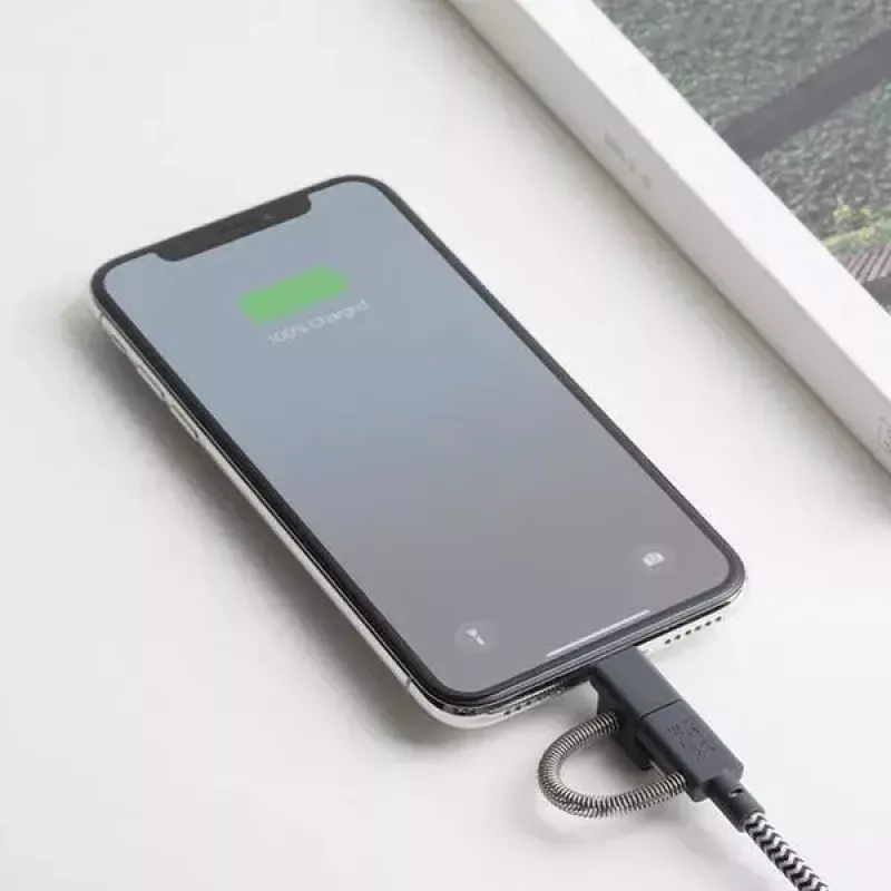 USB 2.0 data cable native union BELT-ULC-ZEB-NP 2 m USB A to USB‑C / Micro‑USB B / Lightning Black White