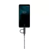 USB 2.0 data cable native union BELT-ULC-ZEB-NP 2 m USB A to USB‑C / Micro‑USB B / Lightning Black White