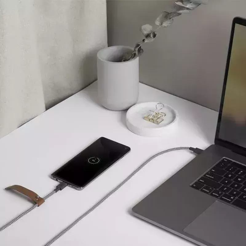 USB-C cable Native Union BELT-C-ZEB-2-NP 1.2 m USB-C to USB-C Black/White
