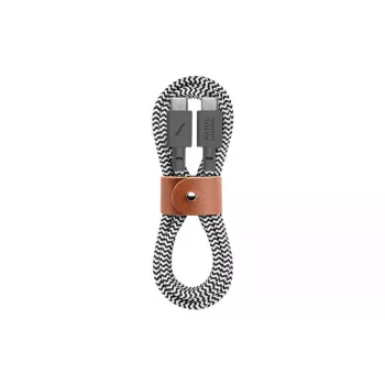 USB-C cable Native Union BELT-C-ZEB-2-NP 1.2 m USB-C to USB-C Black/White