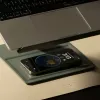 Laptop and tablet stand native union HOME-STAND-GRN Aluminium and silicone, Green, max height 60 cm, Width 220 mm Depth 60 mm Height 259 mm