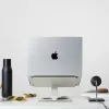 Laptop and tablet stand native union HOME-STAND-GRN Aluminium and silicone, Green, max height 60 cm, Width 220 mm Depth 60 mm Height 259 mm