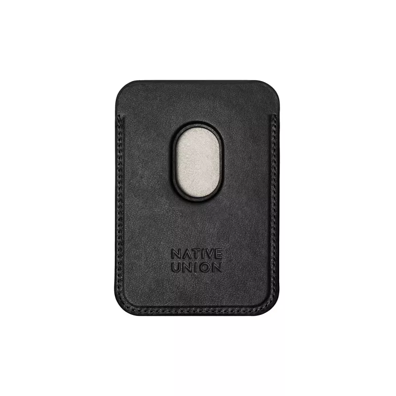 Wallet case native union (Re)Classic Black for Apple iPhone 15/15 Pro/15 Plus/15 Pro Max, iPhone 14/14 Pro/14 Plus/14 Pro Max and iPhone 13 series