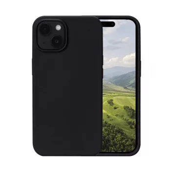 Cover dbramante1928 Greenland iPhone 15 Night Black Monochromatic