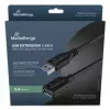 USB A to USB A cable MediaRange MRCS241 USB 3.2 Gen 1 (5 Gbit/s) 5 m Black