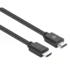 Manhattan HDMI 4K@60Hz Cable with Ethernet, 1m, Suitable for ALL 4K & 1080p/HD uses - when upgrading now or have it ready for when you need it, Male to Male, Black, Ultra HD 4k x 2k, Lifetime Warranty, Premium High Speed, Equivalent to HDMM1MP
