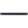 Intellinet 19 inch Cable Entry Panel, 1U, with Brush Insert, Black