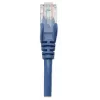 Intellinet Network Patch Cable, Cat5e, 1m, Blue, CCA, U/UTP, PVC, RJ45, Gold Plated Contacts, Snagless, Booted, Lifetime Warranty