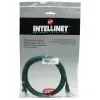 Intellinet Network Patch Cable, Cat5e, 2m, Green, CCA, U/UTP, PVC, RJ45, Gold Plated Contacts, Snagless, Booted, Lifetime Warranty