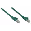 Intellinet Network Patch Cable, Cat5e, 2m, Green, CCA, U/UTP, PVC, RJ45, Gold Plated Contacts, Snagless, Booted, Lifetime Warranty
