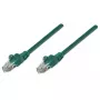 Intellinet Network Patch Cable, Cat5e, 2m, Green, CCA, U/UTP, PVC, RJ45, Gold Plated Contacts, Snagless, Booted, Lifetime Warranty