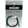 Intellinet Network Patch Cable, Cat5e, 5m, Green, CCA, U/UTP, PVC, RJ45, Gold Plated Contacts, Snagless, Booted, Lifetime Warranty