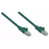 Intellinet Network Patch Cable, Cat5e, 5m, Green, CCA, U/UTP, PVC, RJ45, Gold Plated Contacts, Snagless, Booted, Lifetime Warranty