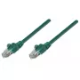 Intellinet Network Patch Cable, Cat5e, 5m, Green, CCA, U/UTP, PVC, RJ45, Gold Plated Contacts, Snagless, Booted, Lifetime Warranty
