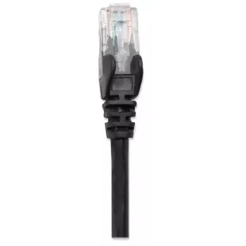 Intellinet Network Patch Cable, Cat6, 5m, Black, CCA, U/UTP, PVC, RJ45, Gold Plated Contacts, Snagless, Booted, Lifetime Warranty
