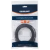 Intellinet Network Patch Cable, Cat6, 5m, Black, CCA, U/UTP, PVC, RJ45, Gold Plated Contacts, Snagless, Booted, Lifetime Warranty