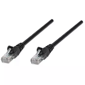 Intellinet Network Patch Cable, Cat6, 5m, Black, CCA, U/UTP, PVC, RJ45, Gold Plated Contacts, Snagless, Booted, Lifetime Warranty