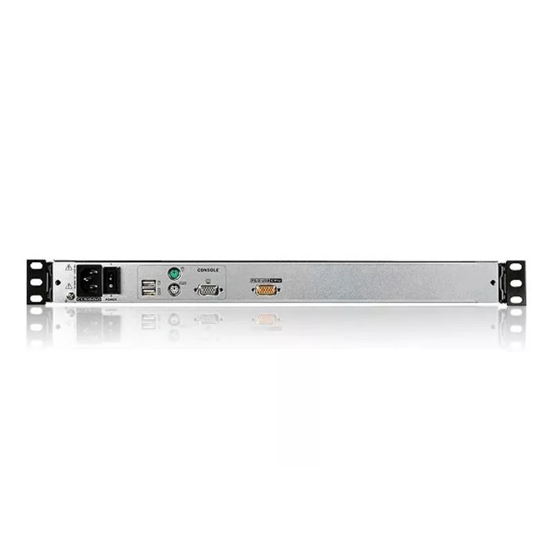 ATEN 19 inch LCD Console (USB - PS/2 VGA) with USB Peripheral port (Dual Rail)