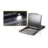 ATEN 19 inch LCD Console (USB - PS/2 VGA) with USB Peripheral port (Dual Rail)