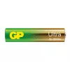 Single-use alkaline battery GP GP24AU AAA 44.5 mm height 11.5 g cylindrical storage life 10 years IEC 60086-2:2021 certified