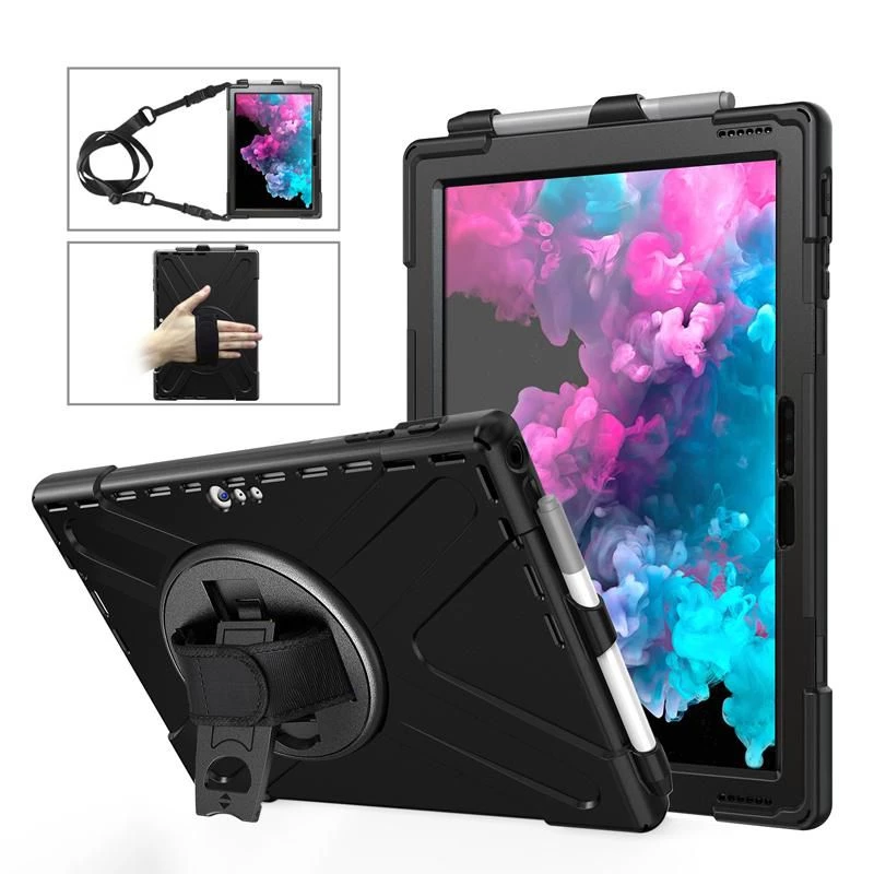 Cover eSTUFF AUSTIN Defender Case for Microsoft Surface Pro 7+/7/6/5/4 Black