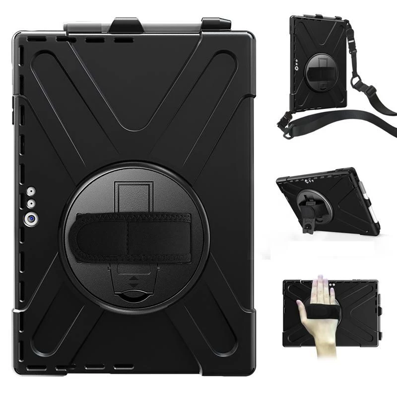 Cover eSTUFF AUSTIN Defender Case for Microsoft Surface Pro 7+/7/6/5/4 Black