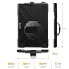 Cover eSTUFF AUSTIN Defender Case for Microsoft Surface Pro 7+/7/6/5/4 Black