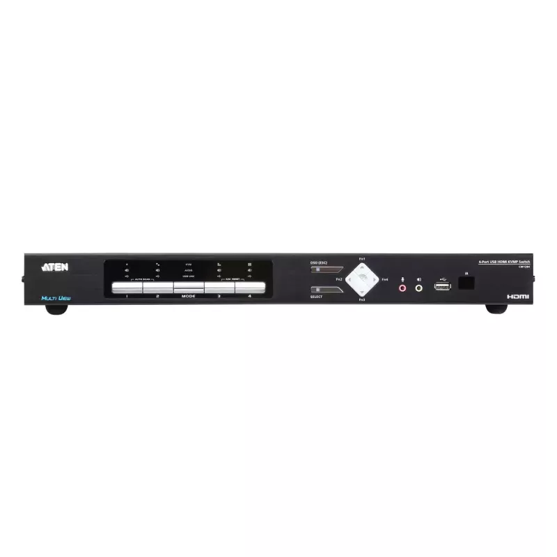 ATEN 4-Port USB HDMI Multi-View KVMP Switch