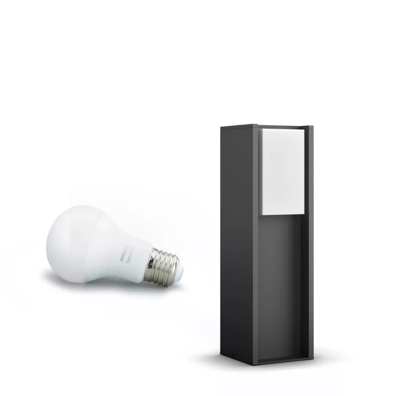 Outdoor pedestal lighting Philips Hue White Turaco