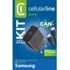 Cellularline Super Fast Charger Kit 25W - USB-C to USB-C - Samsung 25W Super Fast Charge PD mains charger with USB-C to USB-C cable