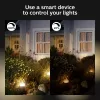Outdoor smart wall light Philips Hue White Welcome Floodlight, 20.5W LED, 220–240V input, 24V bulb, black, 160×220×153mm
