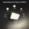 Outdoor smart wall light Philips Hue White Welcome Floodlight, 20.5W LED, 220–240V input, 24V bulb, black, 160×220×153mm