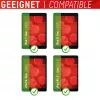 Displex Tablet Glass (9H) for Apple iPad (7./8./9. Gen.)/Air (3. Gen.), Eco Mounting Frame, unbreakable, ultra-slim, invisible