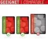 Displex Tablet Glass (9H) for Apple iPad Pro 11'' (1./2./3./4. Gen.)/Air (4./5. Gen.), Eco Mounting Frame, unbreakable, ultra-slim, invisible