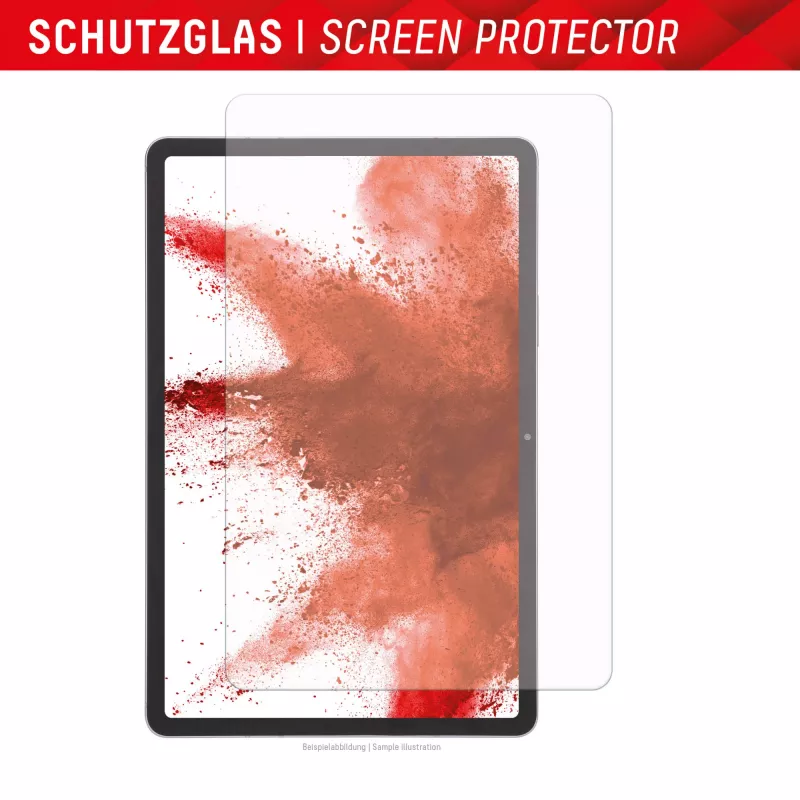 Displex Tablet Glass (9H) for Samsung Galaxy Tab S7/S8/S9/S9 FE/S10 FE/S10 Lite, Eco Mounting Frame, unbreakable